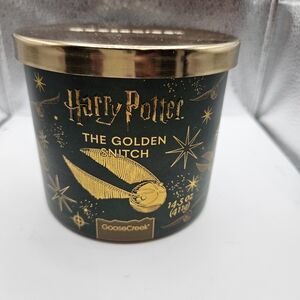 Harry Potter The Golden Snitch Candle - Black and Gold Goose Creek